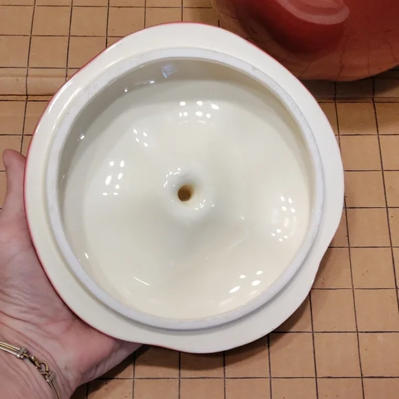 Otagiri 1984 large vintage apple cookie jar - Picture 6 of 16